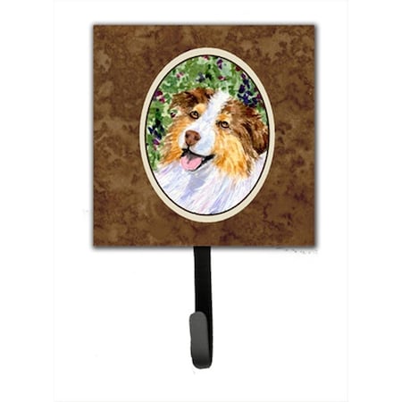 Jensendistributionservices 4.25 x 6 in. Australian Shepherd Leash Or Key Hook MI1655569